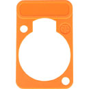 NEUTRIK DSS-3 XLR D-SERIES LABEL HOLDER Orange