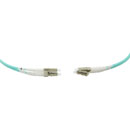 LC-LC MM DUPLEX OM3 50/125 Fibre patch cable 10m, aqua