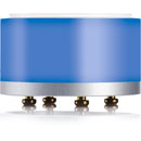 YELLOWTEC litt 50/22 BLUE LED COLOUR SEGMENT 51mm diameter, 22mm height, silver/blue