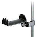 K&M 16080 HEADPHONE HOLDER Pole mount, fixed, black