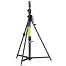 MANFROTTO 087NWB GEARED WIND-UP STAND Heavy duty, supports 30kg, 167-370cm height, black