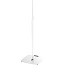 K&M 24624 LIGHTING STAND Floor, flat steel base, up to 30kg load, 1400-2400mm, white