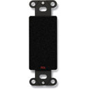 RDL DB-BLANK COVER PLATE No cut out, black