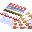 RYCOTE 065527 OVERCOVERS MIC MOUNTS Stickies and fur Overcovers, white (1pk of 30+6)