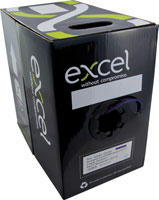 EXCEL CAT6 DATA CABLE Solid conductor - Standard and low fire hazard