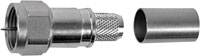 TELEGARTNER F TYPE CONNECTORS - Male, cable - Crimp