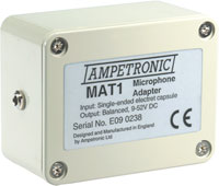 AMPETRONIC ADAPTERS AND PRE-AMPLIFIERS