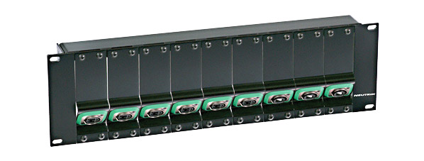 Neutrik LWL-Steckverbinder, Zubehör NZP1RU-12 Panel